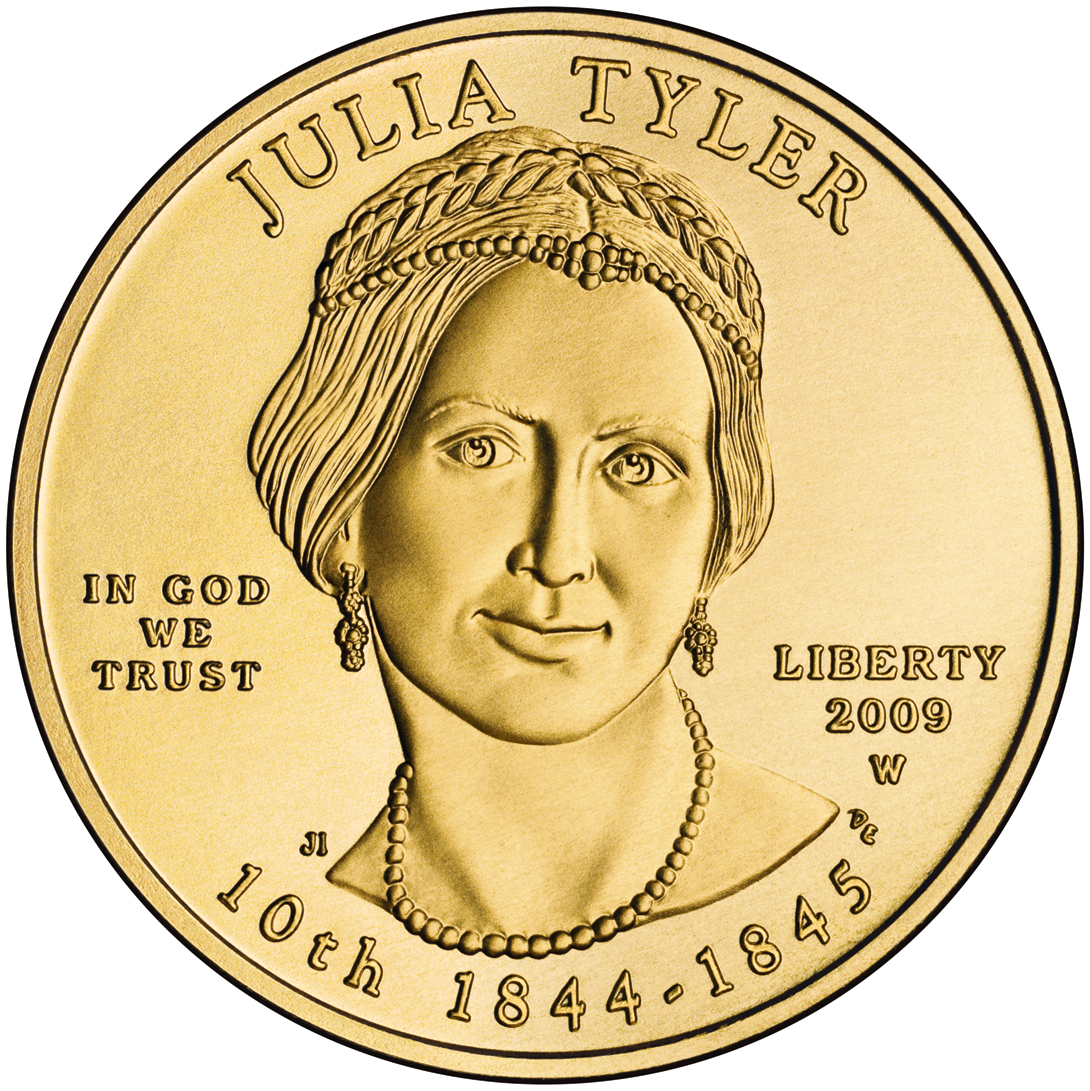 Julia Tyler first spouse coin